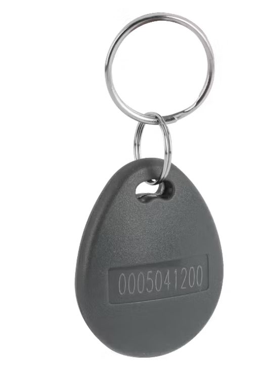 125kHz RFID kulcskarik�s k�rtya HT4168 chippel, sz�rke, IDT-2000EM-gy